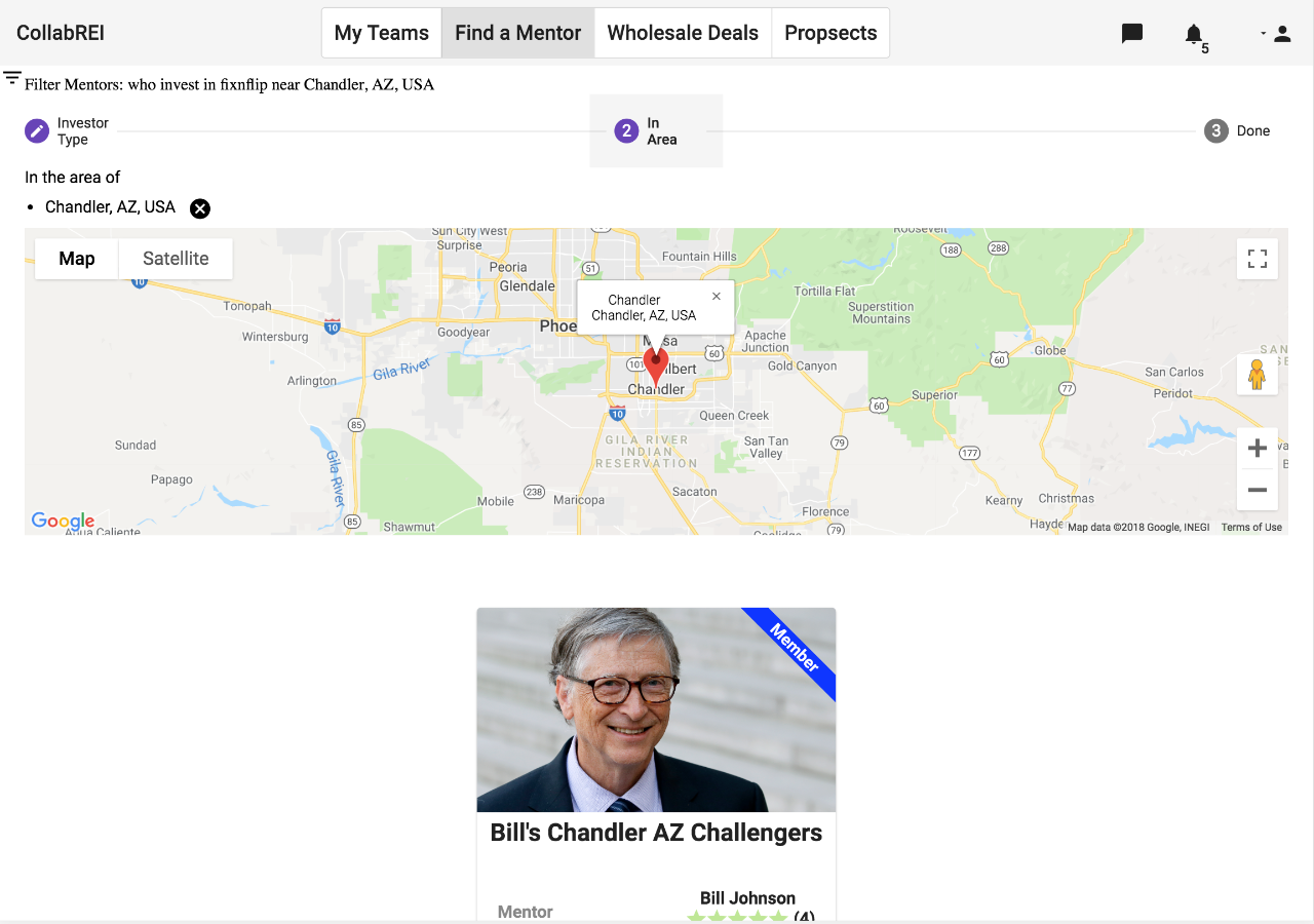 Find mentors in your area